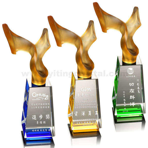 琉璃獎盃-展翅/琥珀