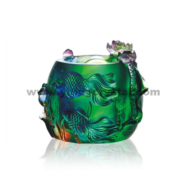 精品獎盃-連年有餘筆筒