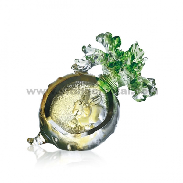 精品獎盃-玉兔好采頭 (含底座)