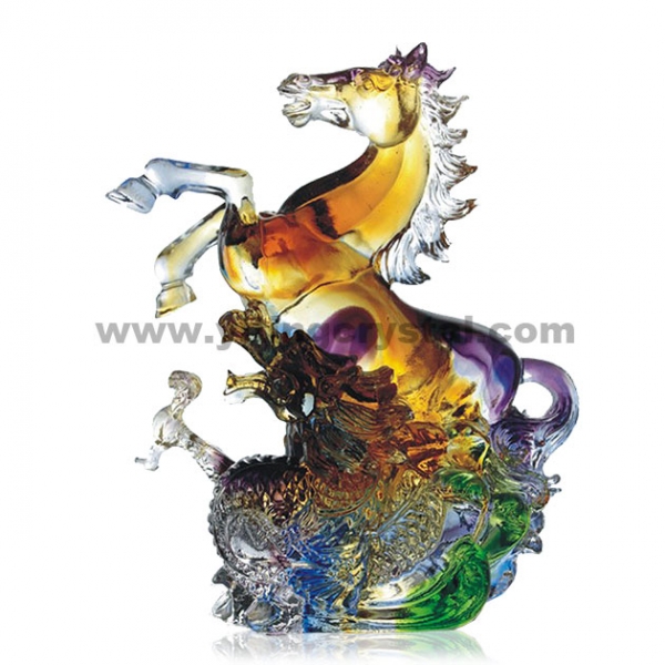 精品獎盃-龍馬奔騰(含底座)